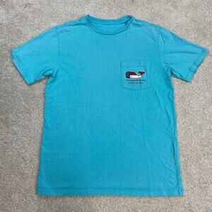 Vineyard Vines Short Sleeve North Carolina Whale Pocket T-Shirt Size XS
